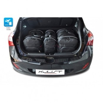 Kit valigie su misura per Hyundai i30 5 porte (2012 - 2017)