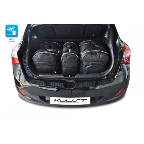 Kit valigie su misura per Hyundai i30 5 porte (2012 - 2017)