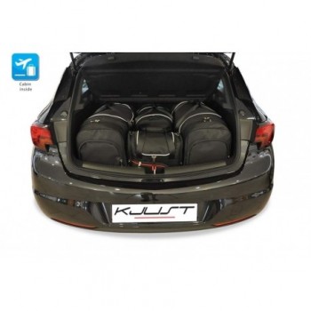 Kit valigie su misura per Opel Astra K 3 o 5 porte (2015-2021)