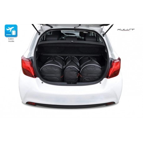 Kit valigie su misura per Toyota Yaris 3 o 5 porte (2011 - 2017)