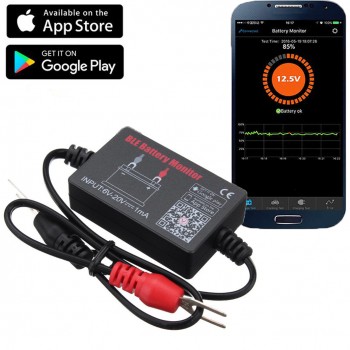 Misuratore di bluetooth per la batteria dell'auto - Controllo da App