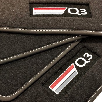 Tappetini in Velluto con logo Audi Q3 Sportback (2020-presente)