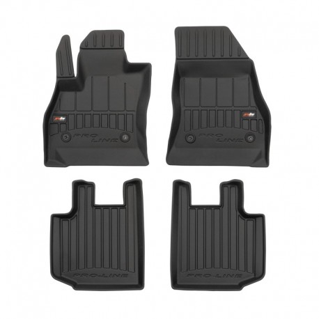 Tappetini Premium tipo secchio di gomma per Fiat 500L monovolume (2012 - )