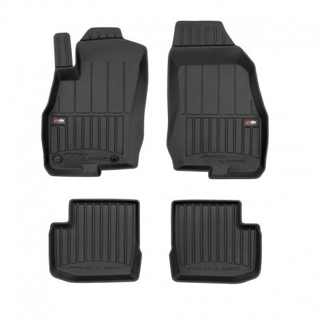 Tappetini in gomma 3D Premium tipo secchio Fiat Punto EVO due volumi , 5  porte (2009 - 2012)