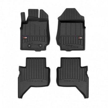 Tappetini Premium tipo secchio di gomma per Ford Ranger V pickup (2015 - 2022)