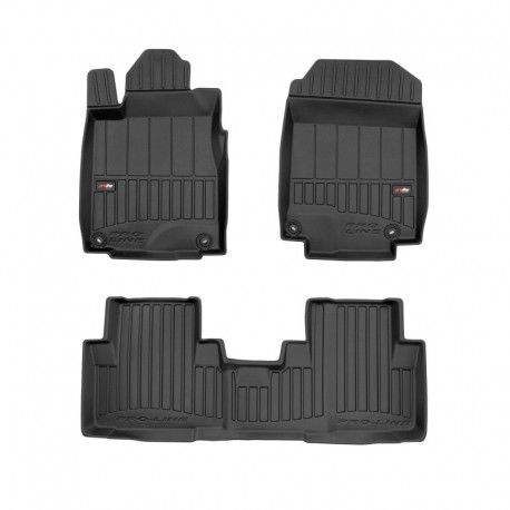 Tappetini tipo secchio di Premium in gomma per Honda CR-V IV suv (2012 - 2018)