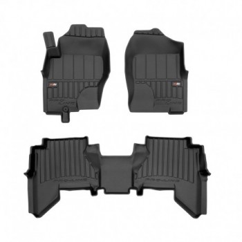 Tappetini 3D Premium tipo di gomma secchio per Nissan Pathfinder III suv (2005 - 2014)