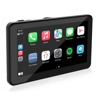 Schermo per auto con Carplay e Android Auto wireless + telecamera posteriore 1080P AHD regalo