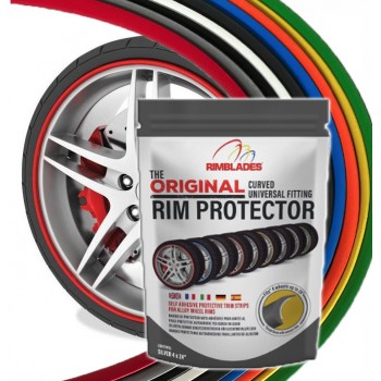 Rimsavers Deluxe: rim protector PREMIUM Rosso, Argento o Nero