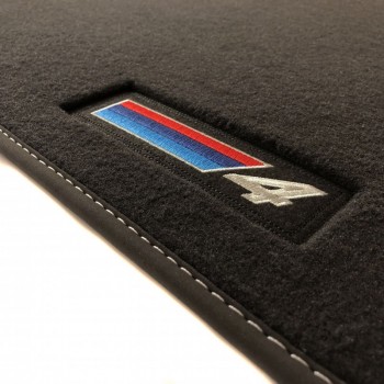 Velour Logo tappetini per BMW Serie 4 G24 Gran Coupé (2022-)