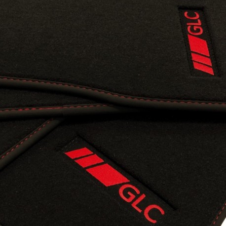 Velour Logo tappetini per Mercedes GLC X245, Suv (2023 - )