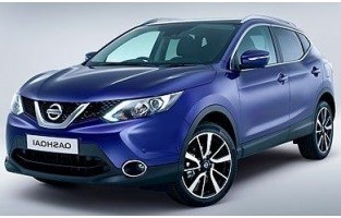 Set: tappetini auto in gomma + coprisedili su misura per Nissan Qashqai II  Crossover (2014-2021) - Elegance - P-1