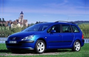Tappetini Peugeot 307 touring (2001 - 2009) gomma
